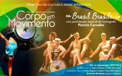 Grupo de dança inclusiva Corpo em Movimento em Niterói