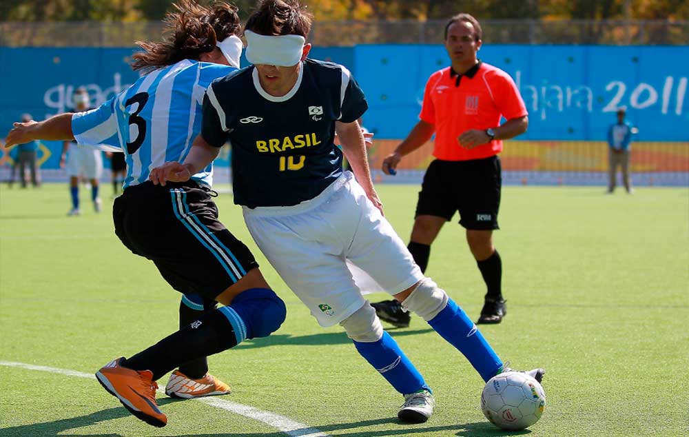 Futebol de 5. Paralimpíadas Rio 2016.