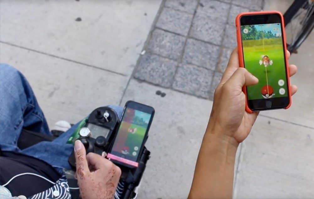 Pokémon GO is an electronic game free-to-play augmented reality facing smartphones, now accessible to wheelchair users