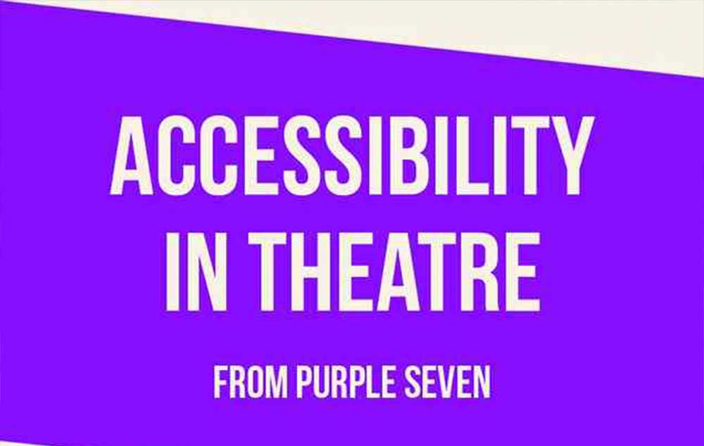 Accessibility in theatre – infographic