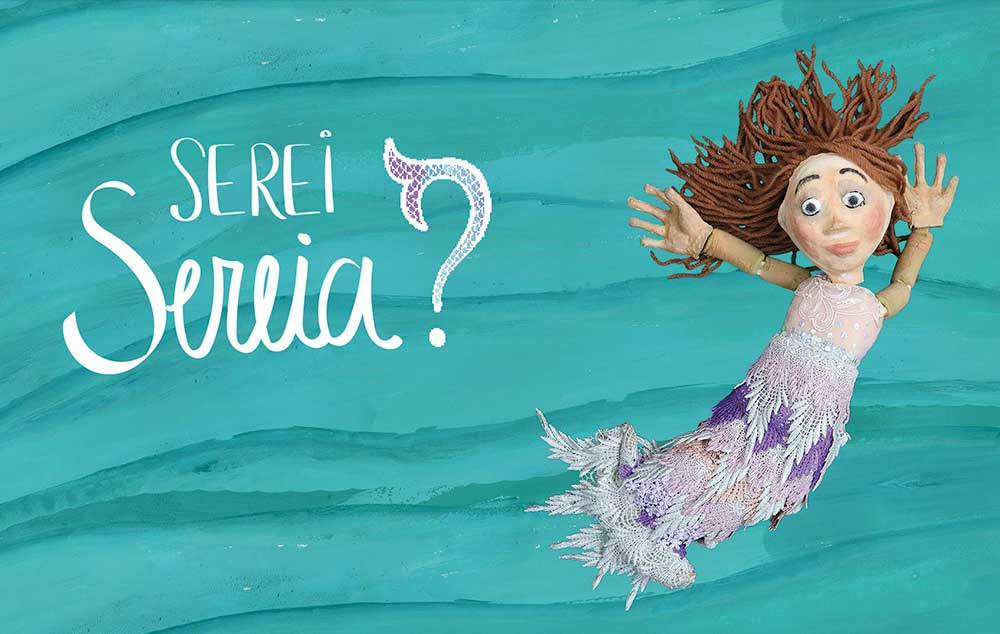 Serei Sereia? é a história contata de forma encantadora pela artista e bonequeira Kely de Castro e ilustrada por Amanda de Azevedo.