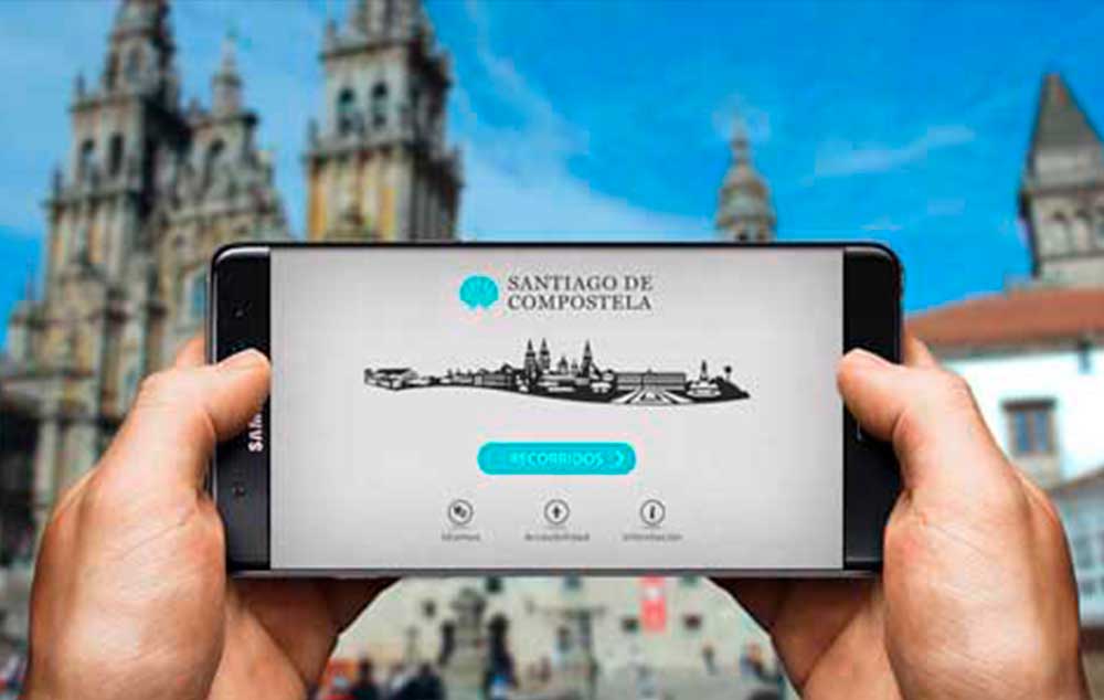 App 'Santiago de Compostela' integra audiodescripciones, subtitulado y vídeos en Lengua de Signos Española.
