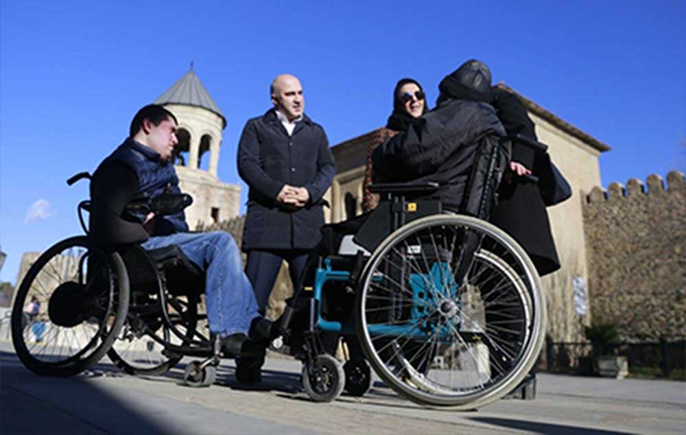 Mtskheta is the first city in Georgia to enjoy the areas accessible for tourists of all abilities. Photo by the GNTA.