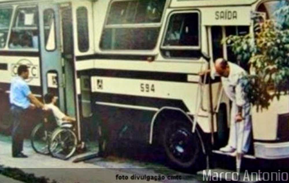 A história do primeiro ônibus acessível do Brasil