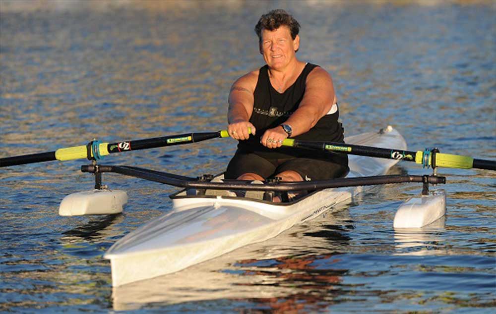 Long Beach resident Angela Madsen is a Paralympian and world-record rower.