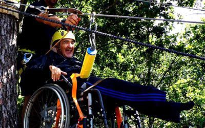 Parque de atividades radicais adaptado para pessoas com deficiência em Vila do Conde