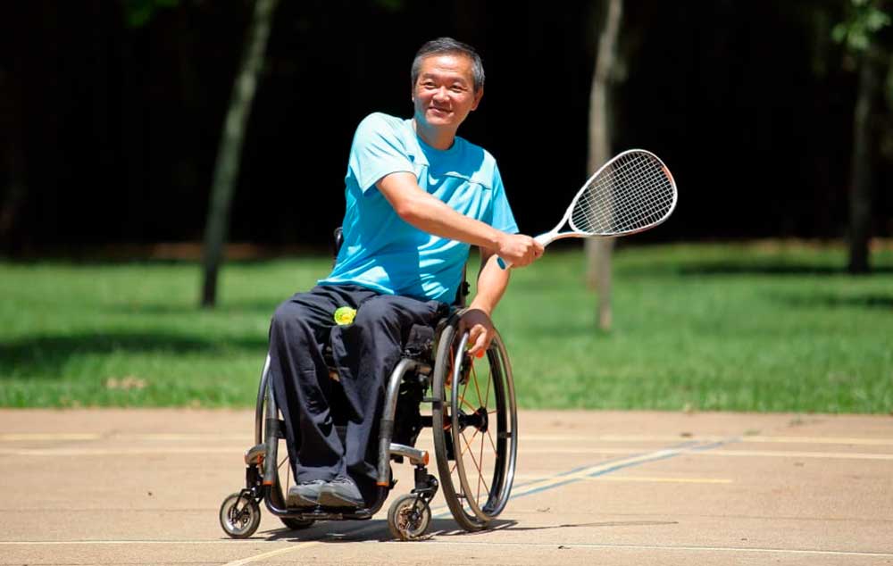 Crossminton um esporte para todos, em qualquer lugar a qualquer hora.