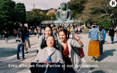 Passeio acessível em Kamakura no Japão, visa revolucionar o turismo acessível