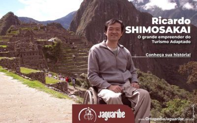 O grande empreendedor do Turismo Adaptado. Reconhecimento da Ortopedia Jaguaribe.